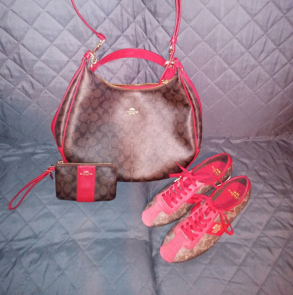 Coach wallet , purse,shoe matching bundle!